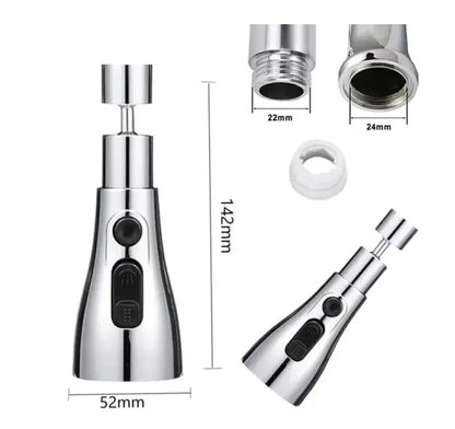 360° Rotating Faucet Extension Nozzle